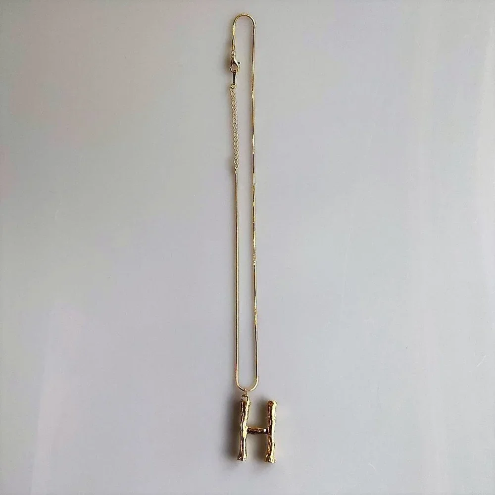 BOHO-CHIC INITIAL H NECKLACE 20 INCH
